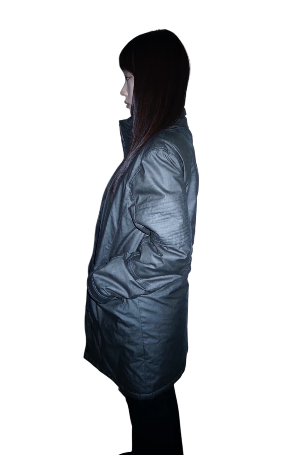 헬무트 랭 아카이브 바이커 하이넥 코트 패딩 상품이미지3