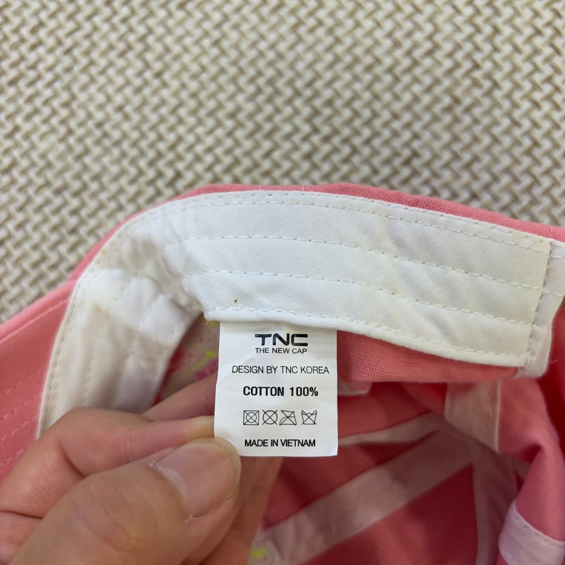 F TNC 빈티지 핑크 볼캡 0617D1 상품이미지7