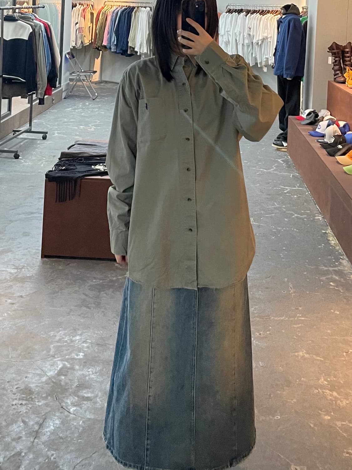 폴로 랄프로렌 클래식핏 솔리드 셔츠 H1107 상품이미지1