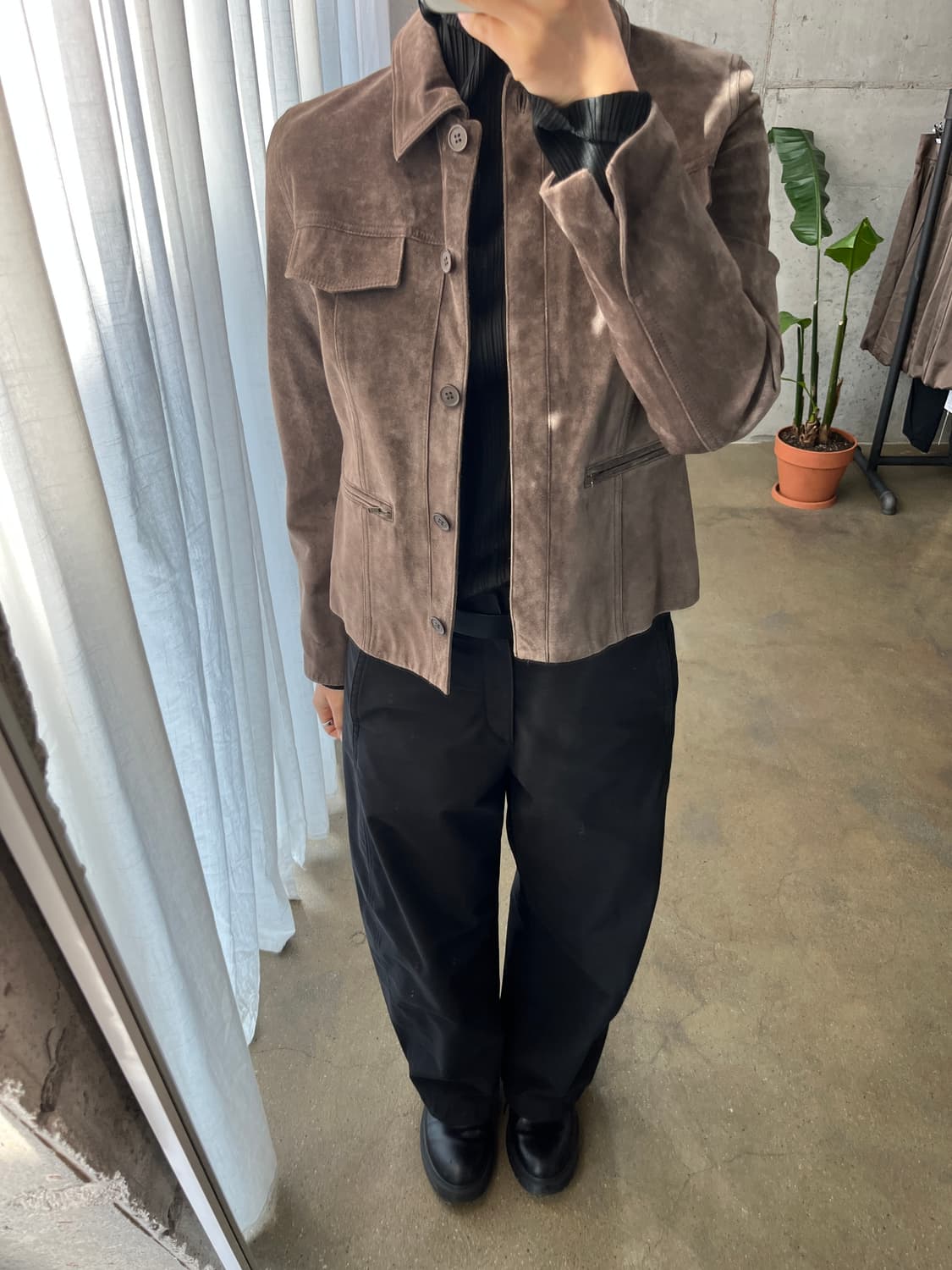 Bellucci 리얼 돈피 스웨이드 자켓 상품이미지6