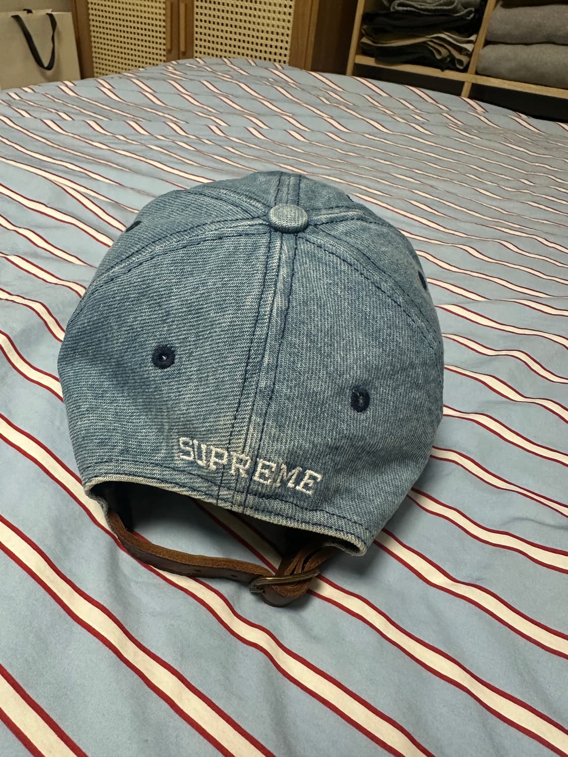 슈프림 버버리 데님 캡 상품이미지2