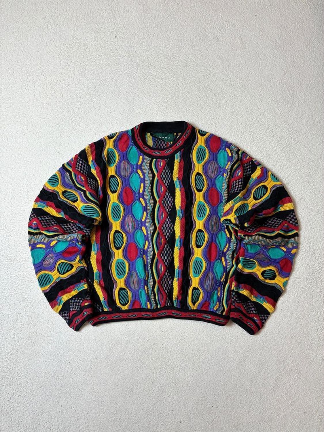 툰드라 00's 캐나다 3D 케이블 크롭 니트 PN7749 상품이미지1