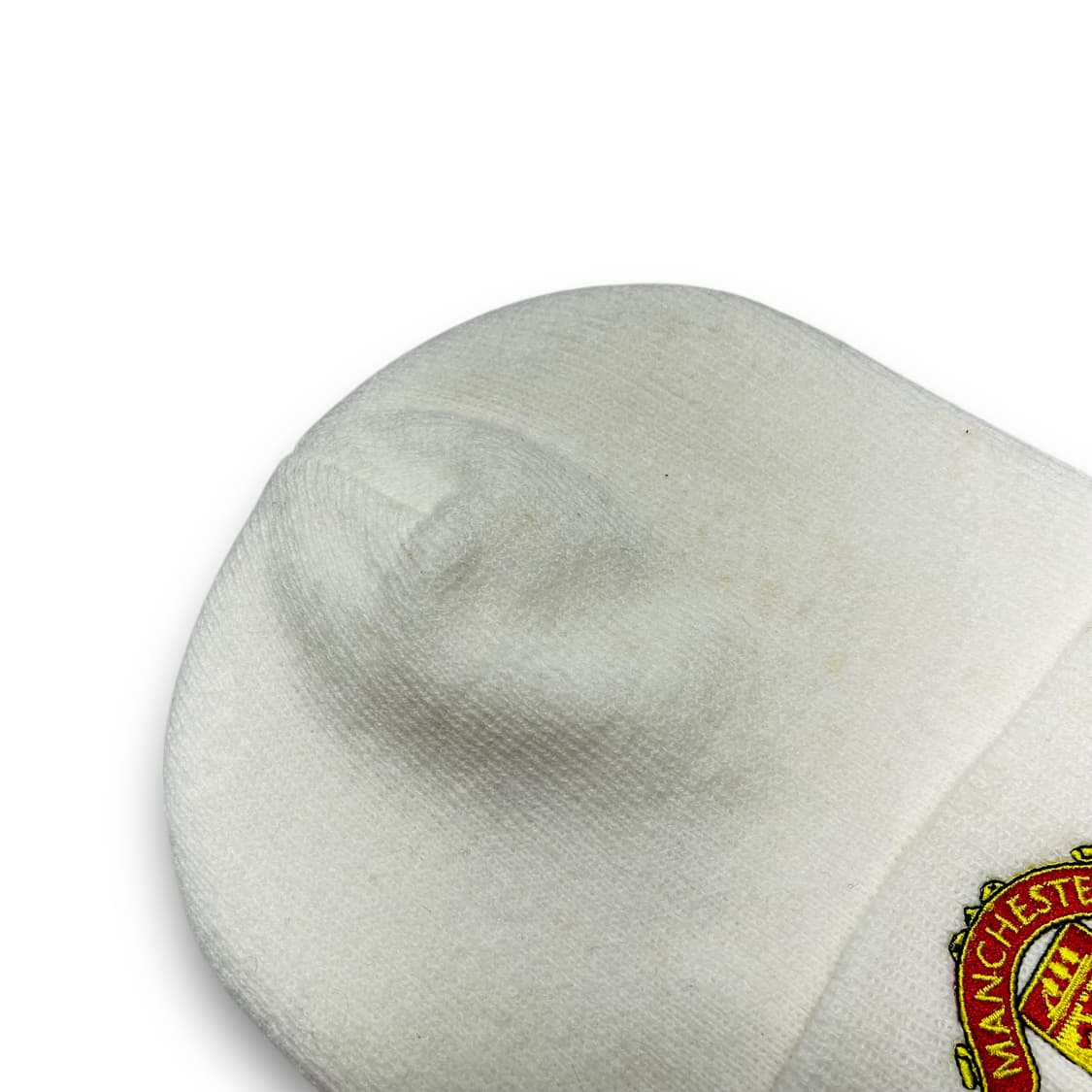 맨체스터 유나이티드 자수 로고 화이트 빈티지 비니 상품이미지5