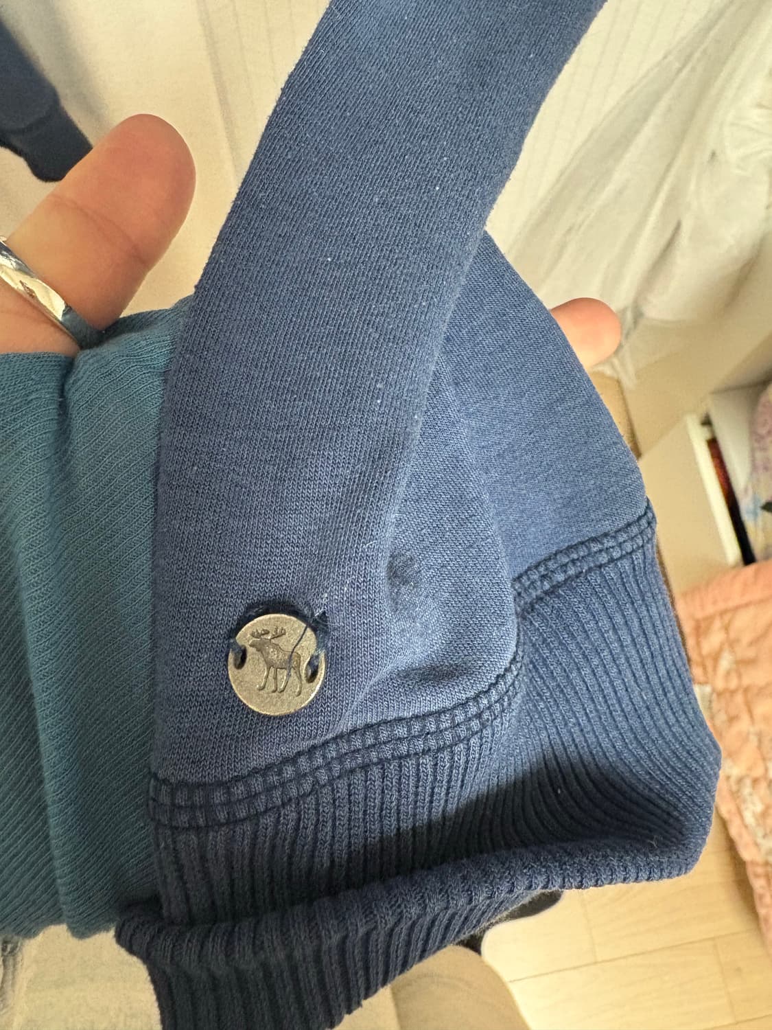 아베크롬비 후드집업 네이비 L 상품이미지3