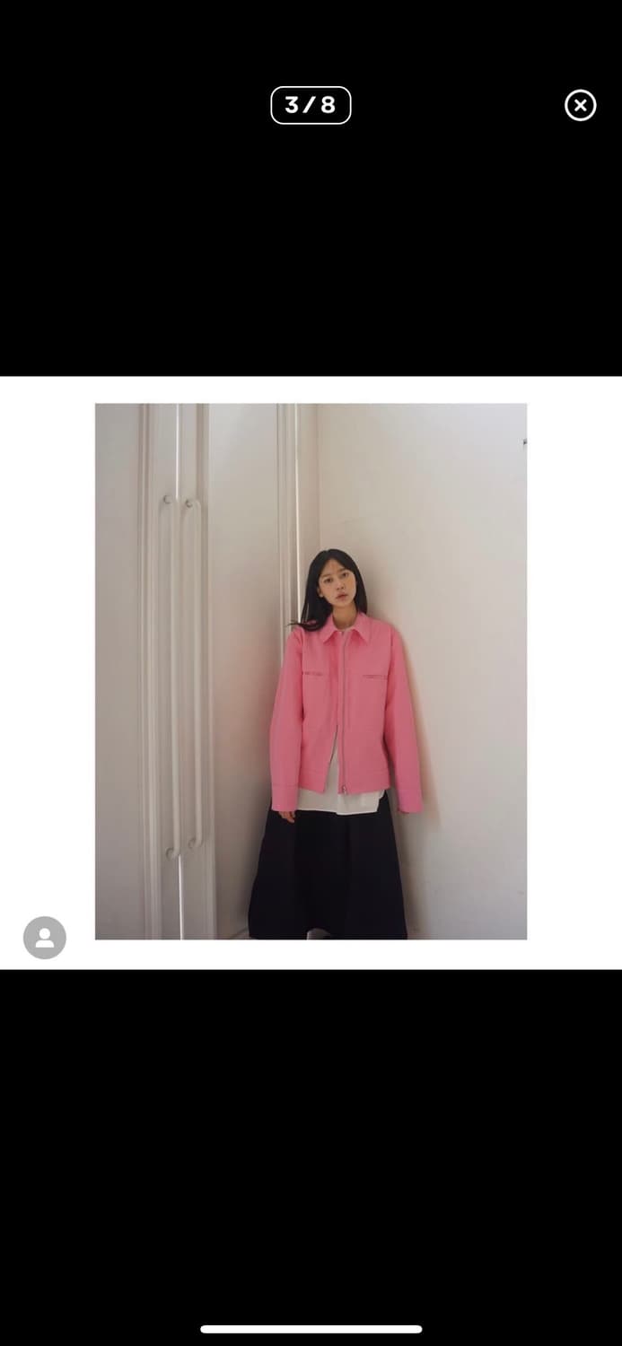 스튜디오 니콜슨 핑크 자켓 M 상품이미지1