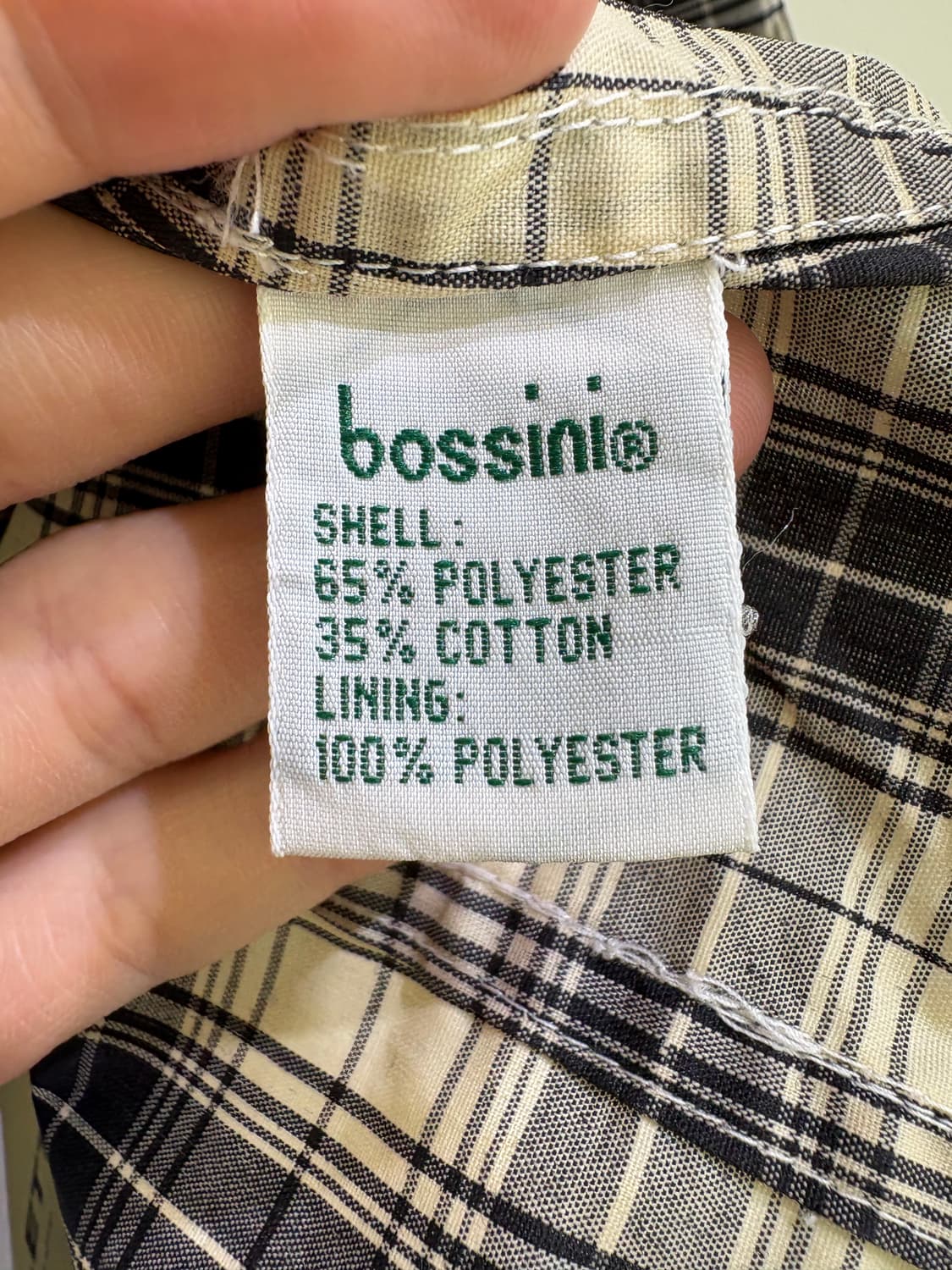 BOSSINI 체크 자켓 상품이미지7