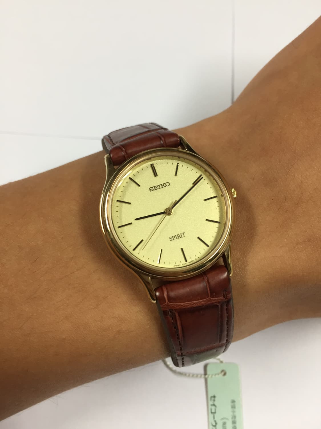 새상품 90s seiko spirit quartz gold 상품이미지8