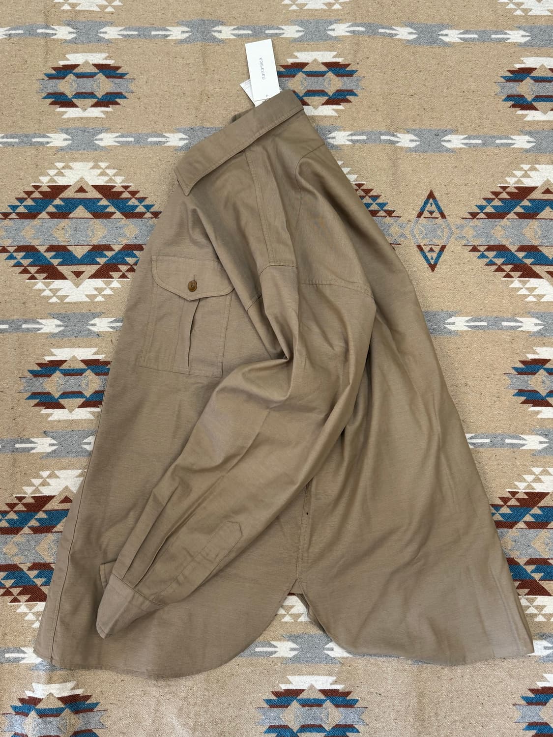 [L] 나나미카 유틸리티 파나마 셔츠 베이지 상품이미지6