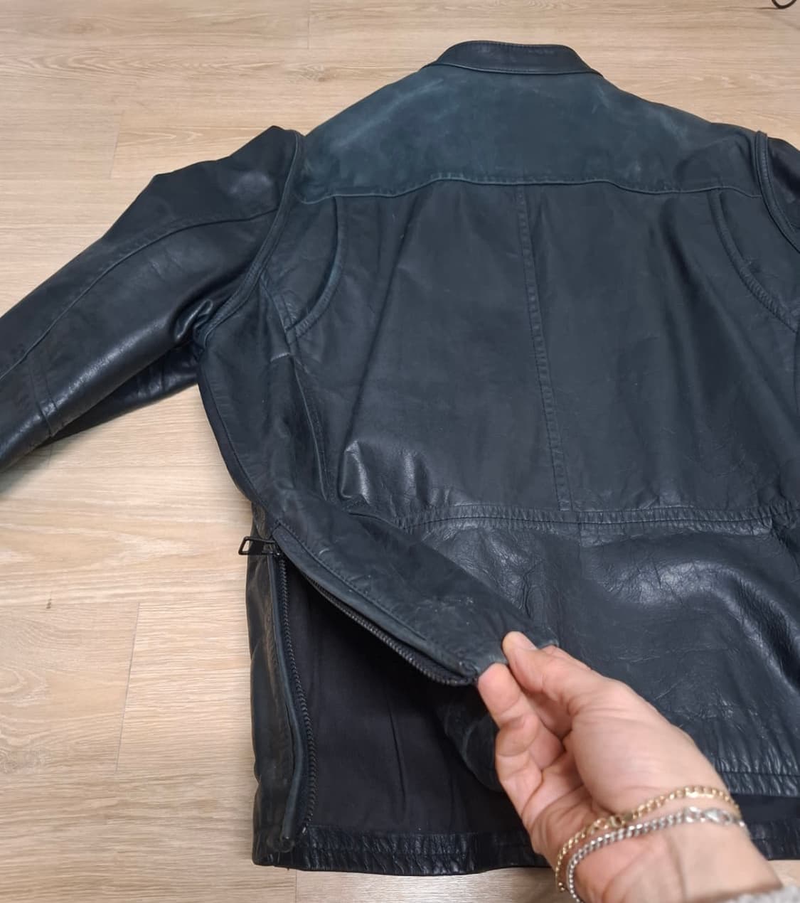 리바이스 가죽자켓 블랙 XL 상품이미지3