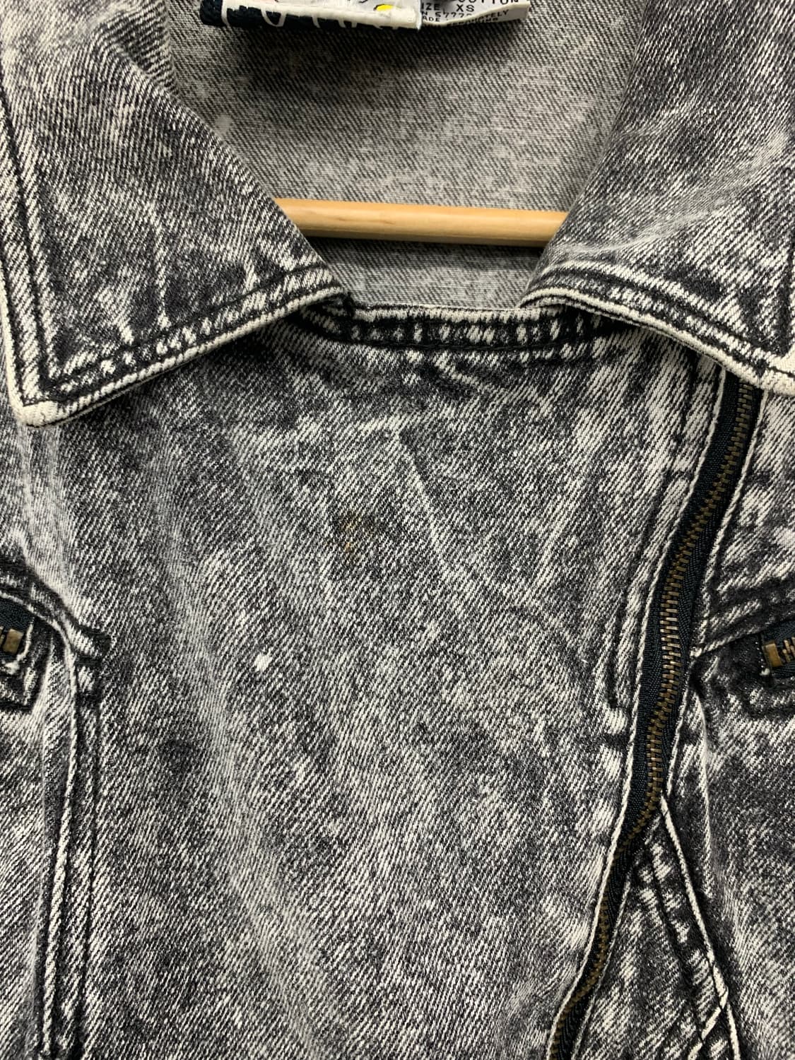 재패니즈 워싱 라이더 크롭 데님 자켓 상품이미지6