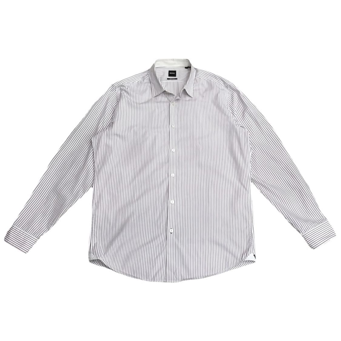HUGO BOSS 레귤러핏 스트라이프 드레스 셔츠 L 상품이미지1