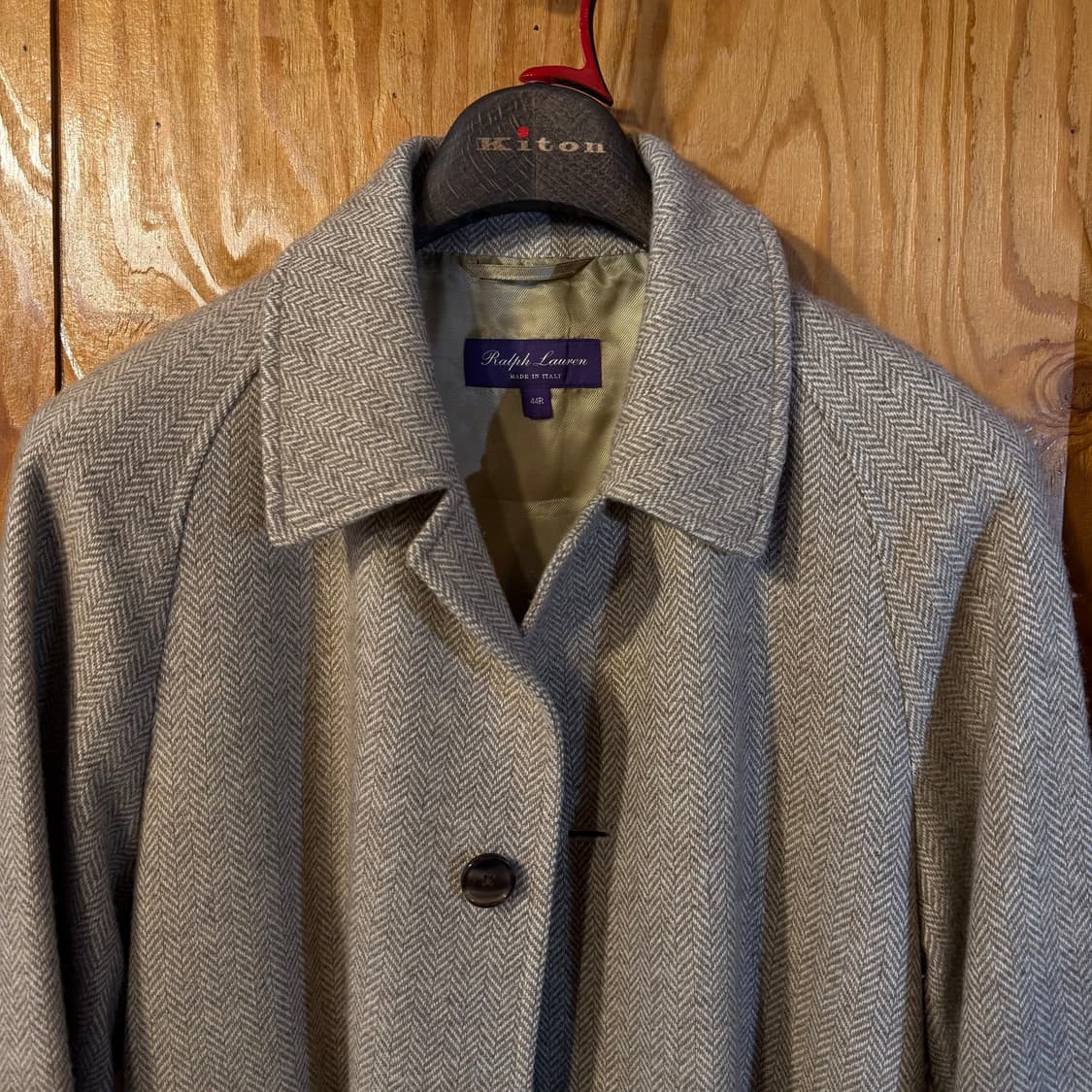 랄프로렌 퍼플라벨 울 발마칸 벨티드 코트  상품이미지2