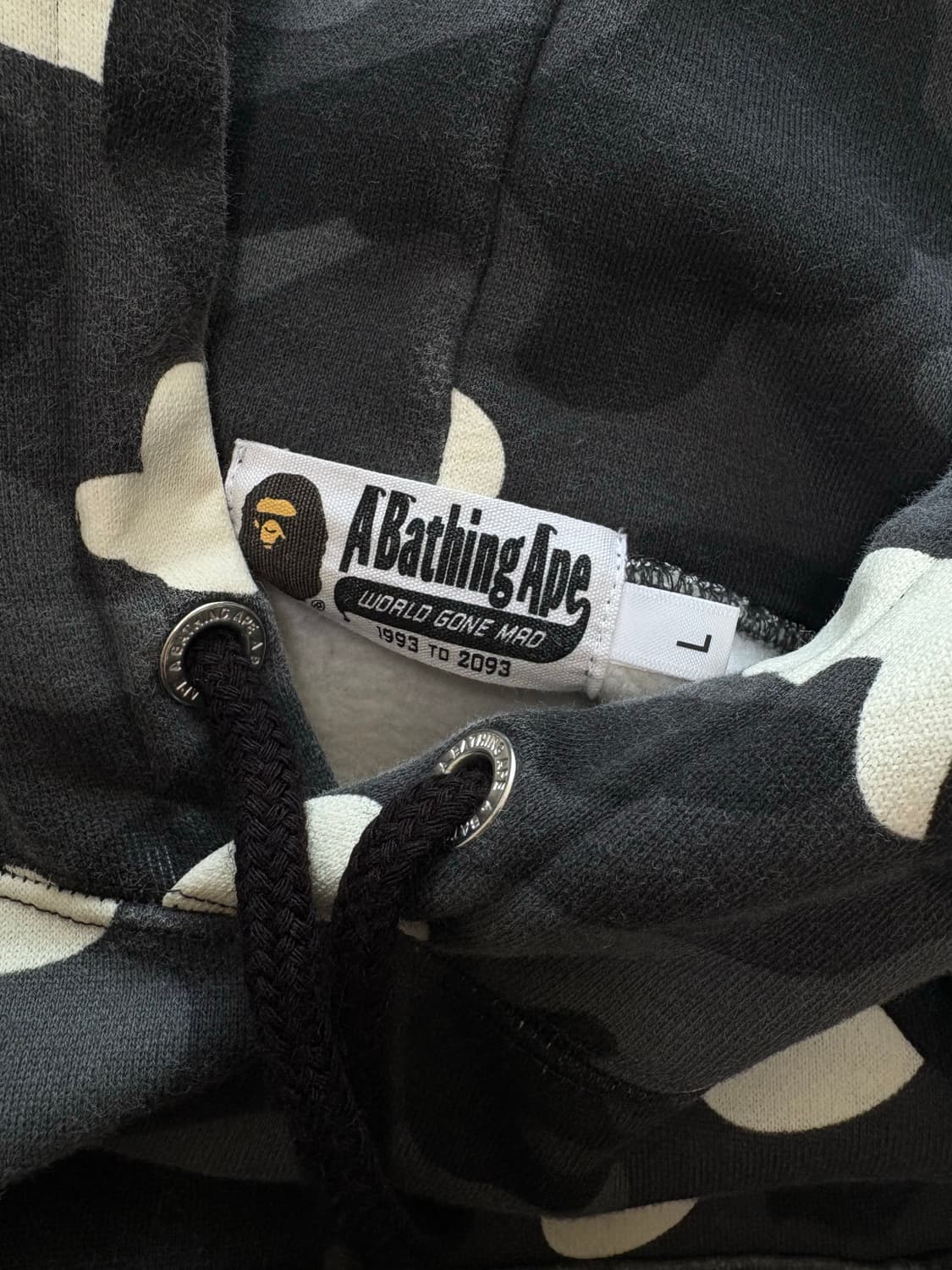 베이프 시티 카모 후드티 야광 상품이미지3