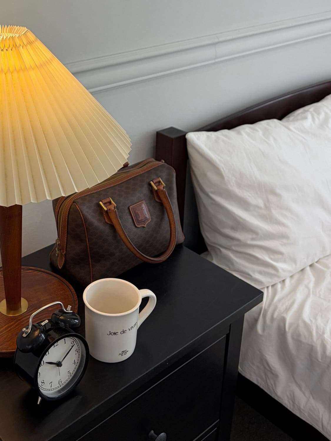 올드셀린느 마카담 미니보스턴 브라운 상품이미지2