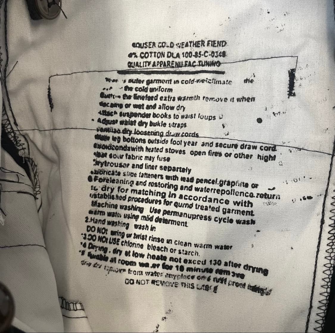 미군 m65복각팬츠 상품이미지4