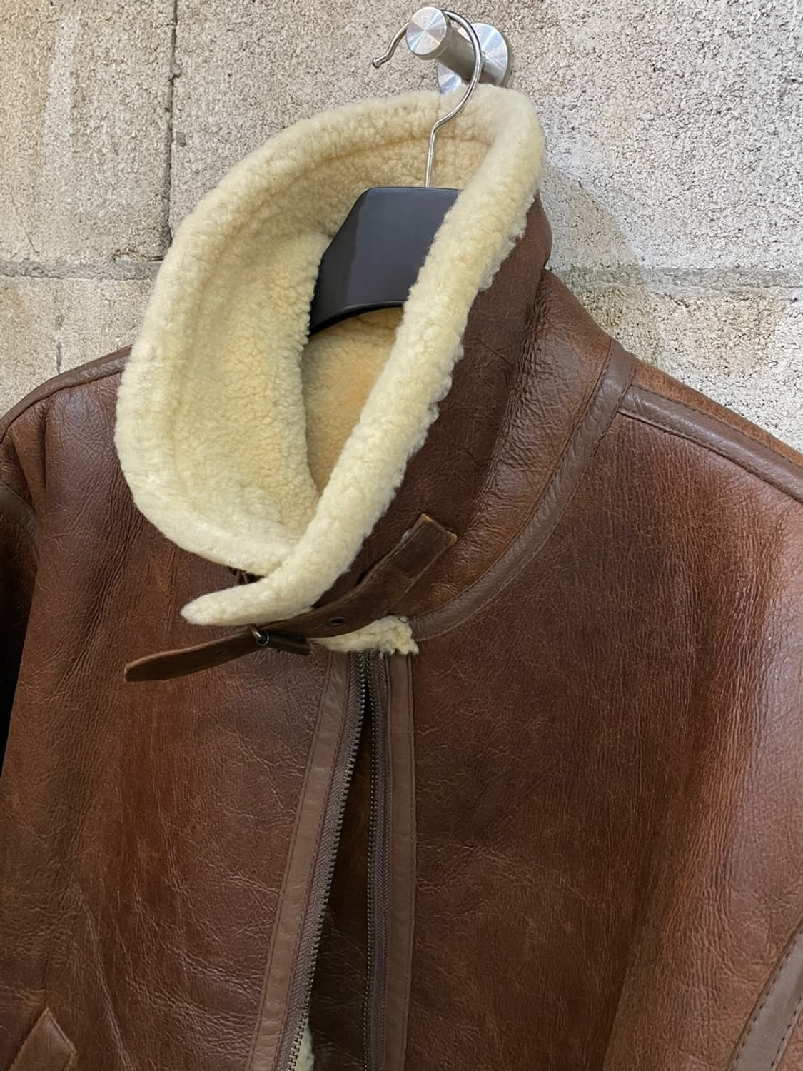 리 양가죽 무스탕 가죽 자켓 상품이미지5