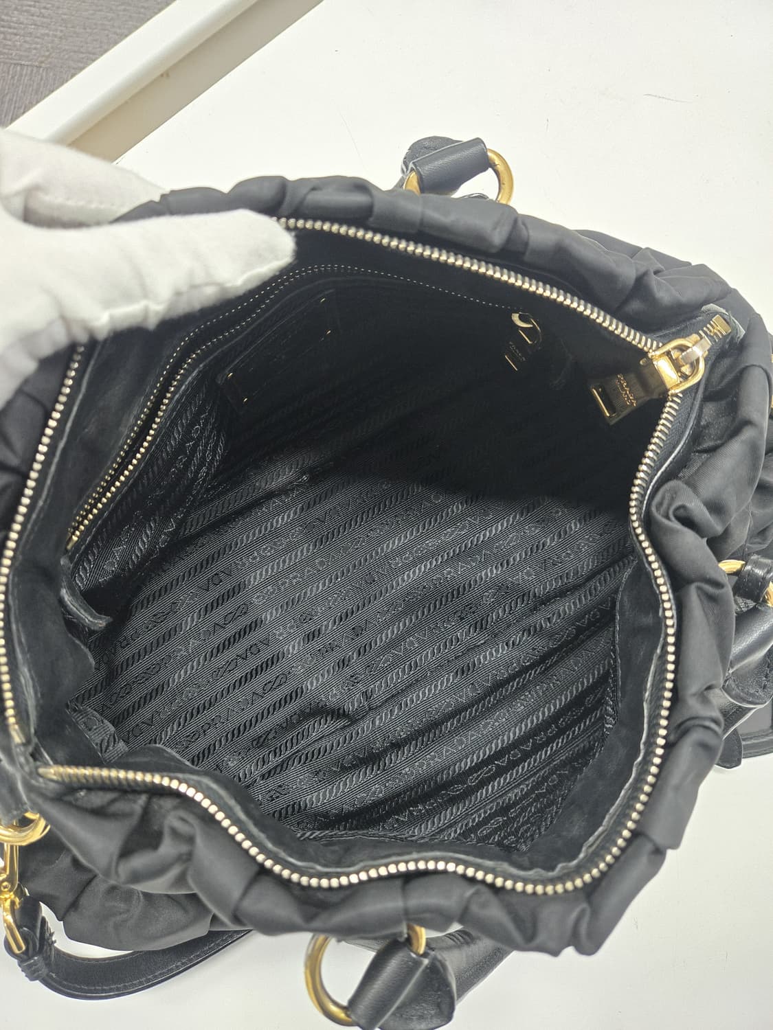 [A급컨디션]프라다 고프레 숄더백 상품이미지5