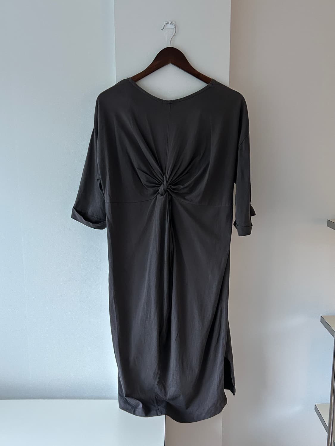 Back Knotted Midi Dress / 빈티지 꼬임 원피스 상품이미지6