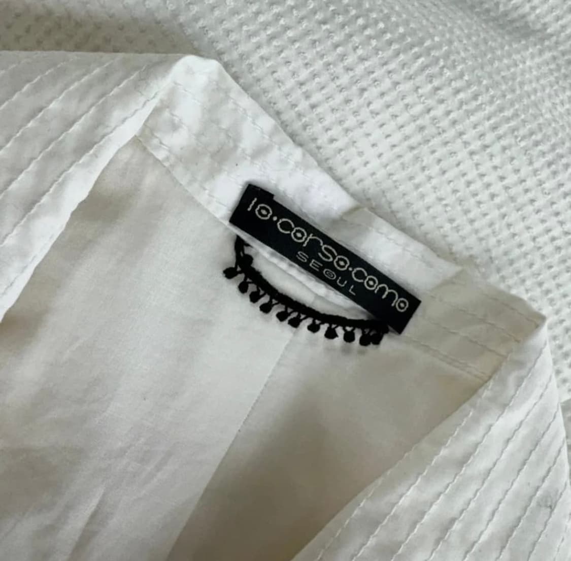 Ann Demeulemeester 앤 드뮐미스터 텍스처 블록 자켓 상품이미지3