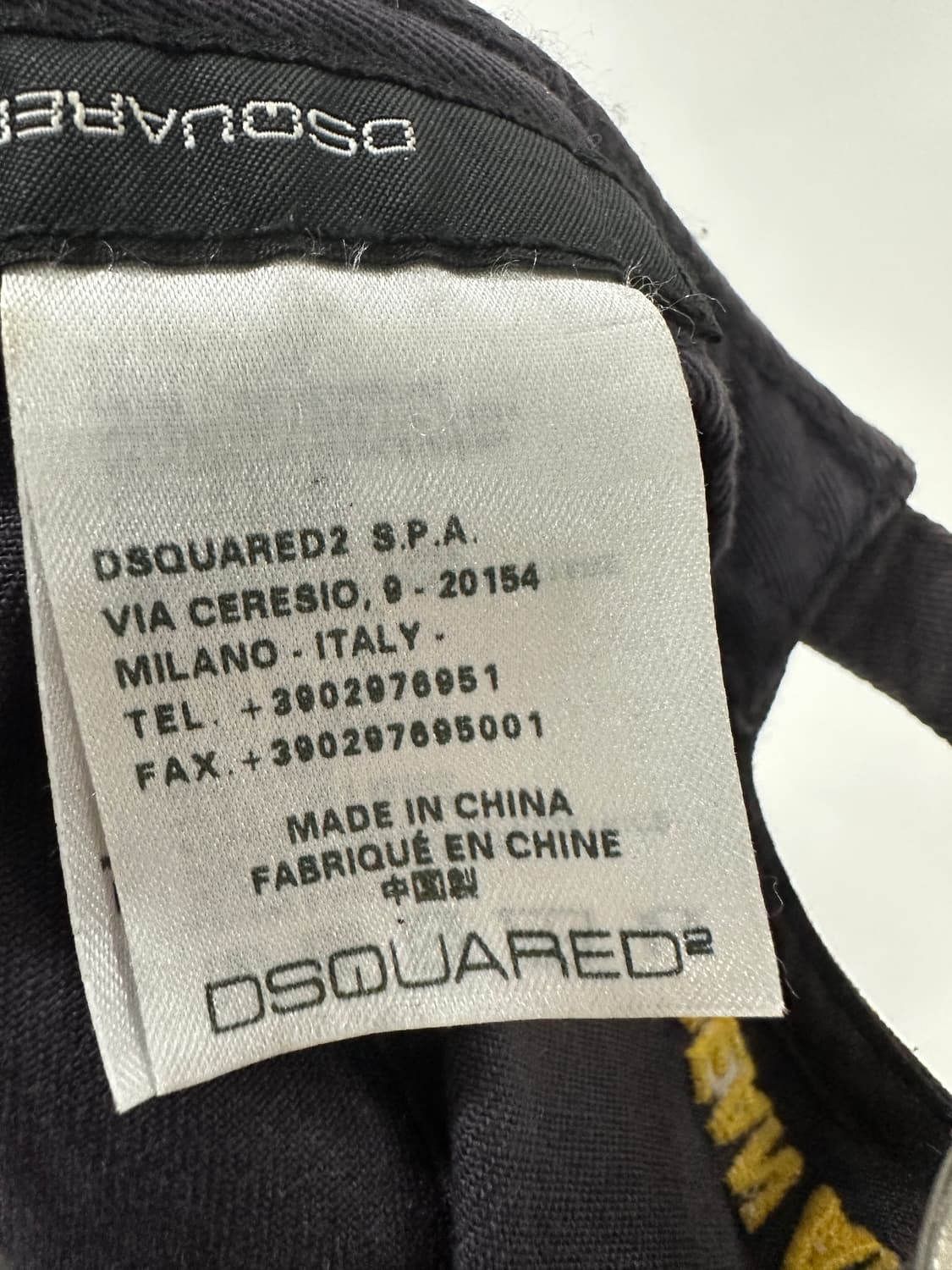 디스퀘어드2 데미지 캐나다 볼캡 상품이미지8