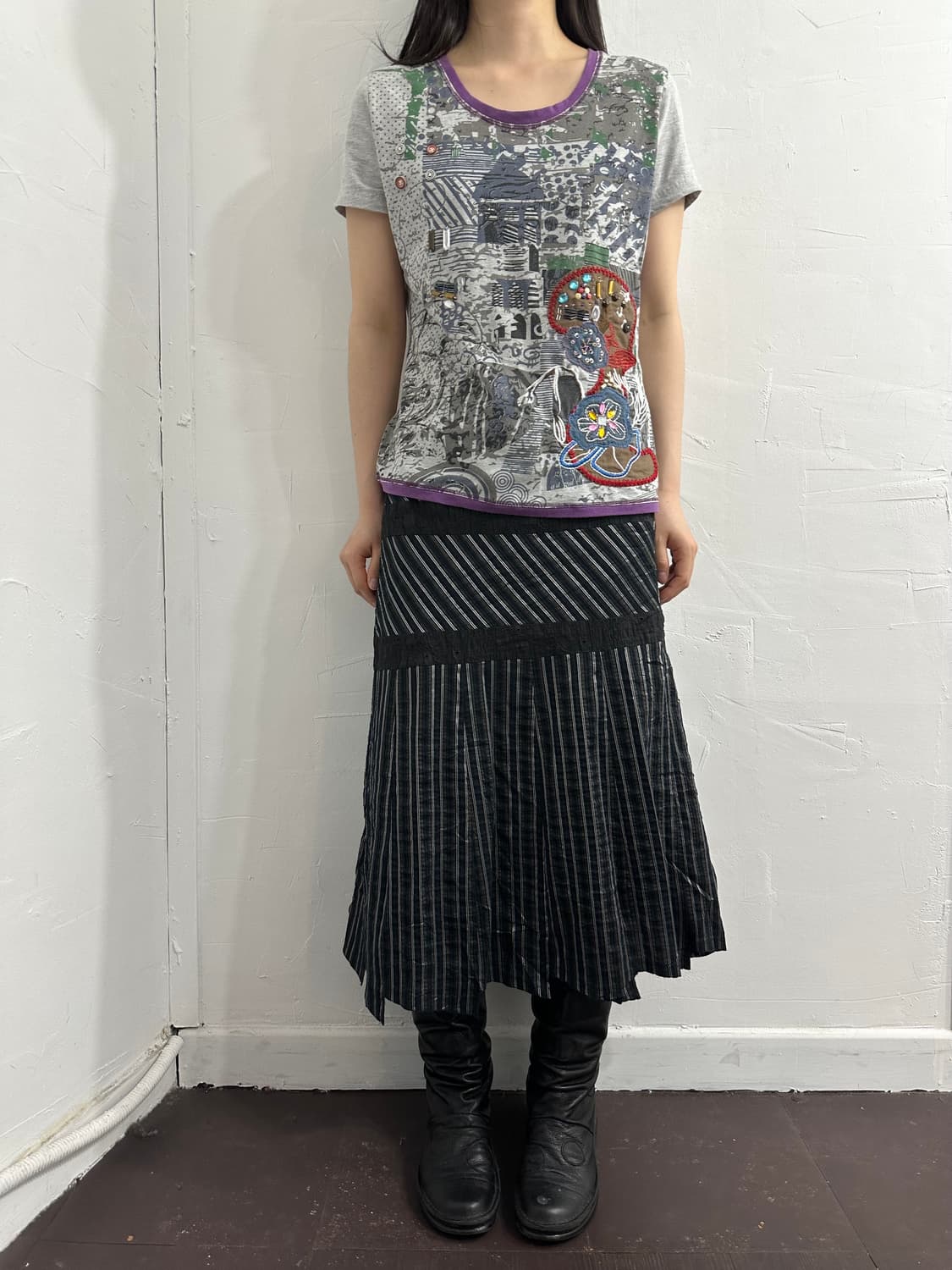 clin delle printing top 상품이미지4