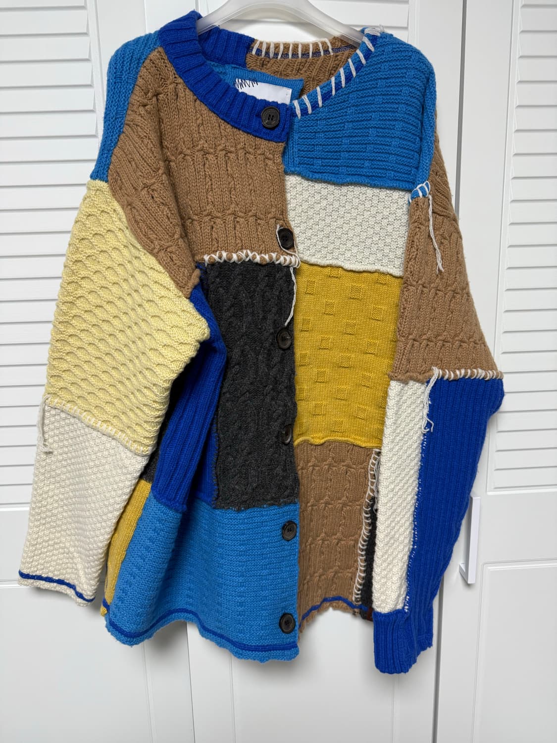 자라 아더에러 패치워크 니트 상품이미지1