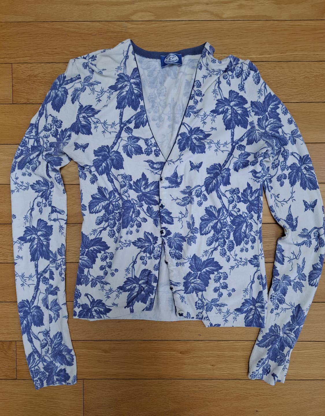 BLUGIRL BLUMARINE 프린트 가디건 S 상품이미지2