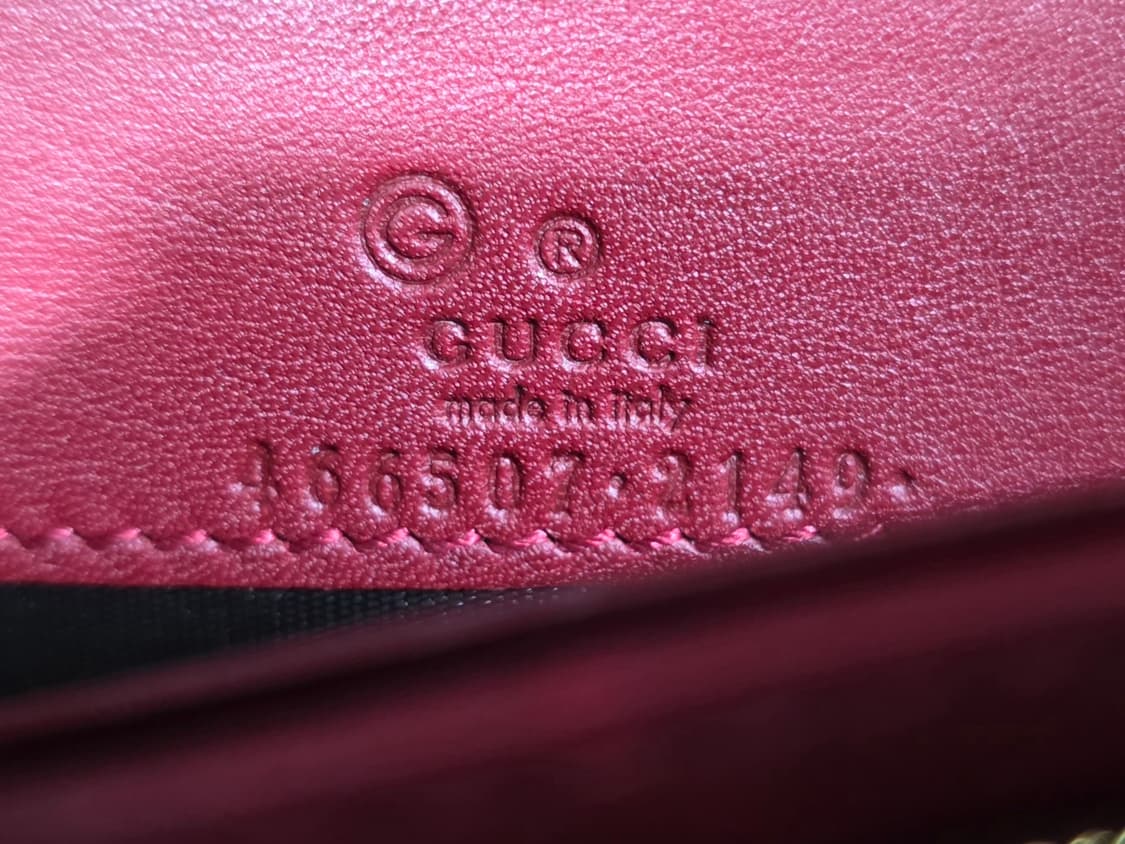 구찌 마이크로 시마 레더 크로스백 클러치 레드
 상품이미지10