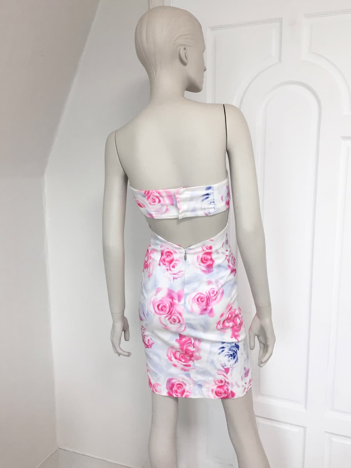 Versus 1990’s airbrush Rose mini dress 상품이미지7