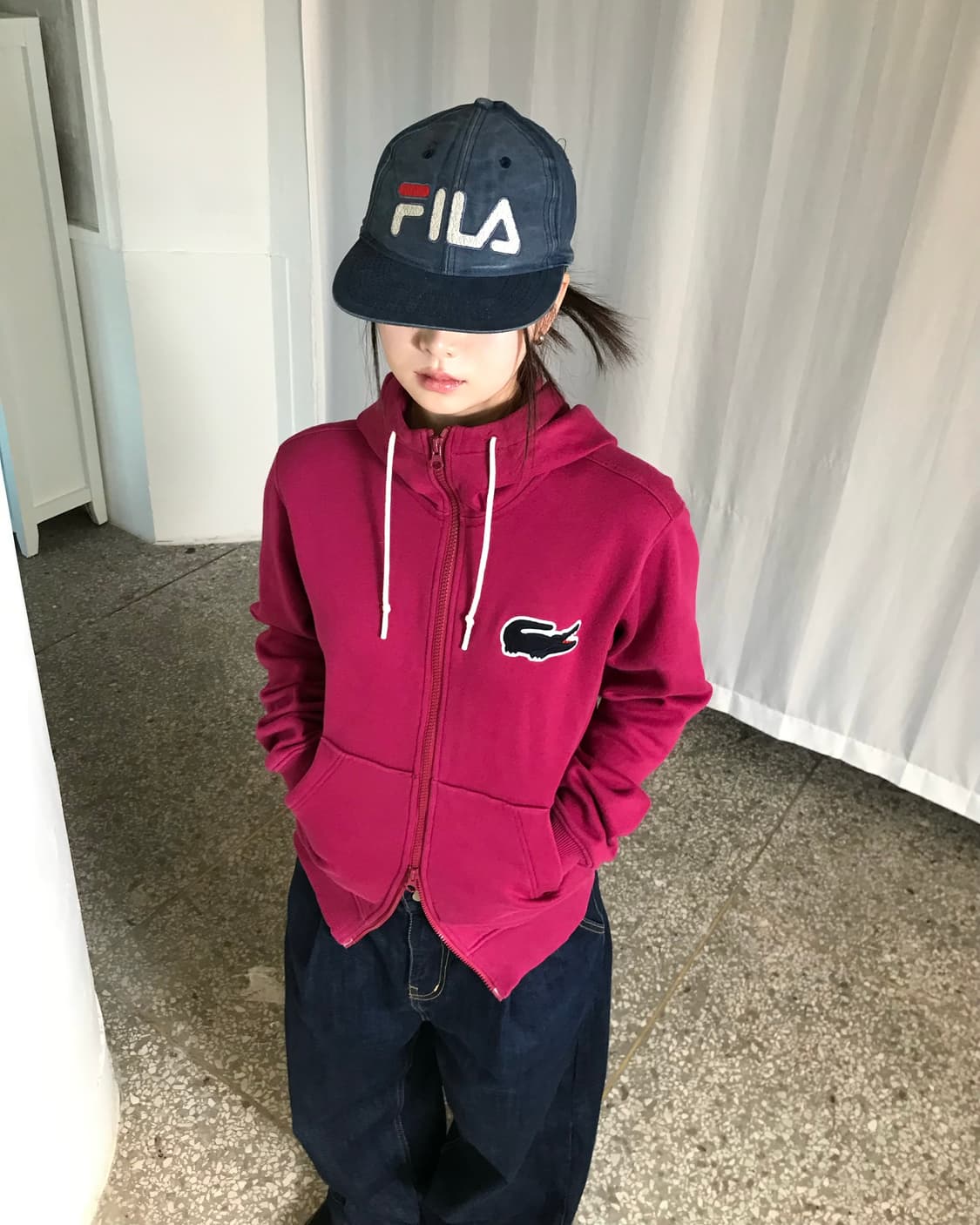 핑크 투웨이 후드집업  상품이미지1