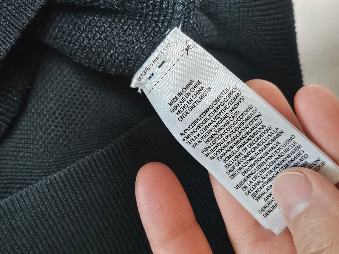 폴로 랄프로렌 피마코튼 스웨터 블랙 M 상품이미지5