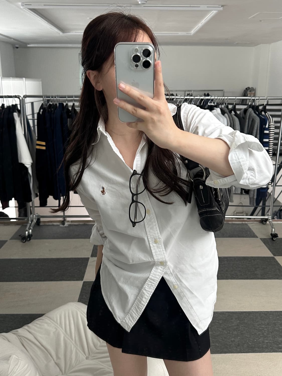 폴로 랄프로렌 화이트 멀티포니 옥스포드 셔츠  상품이미지2