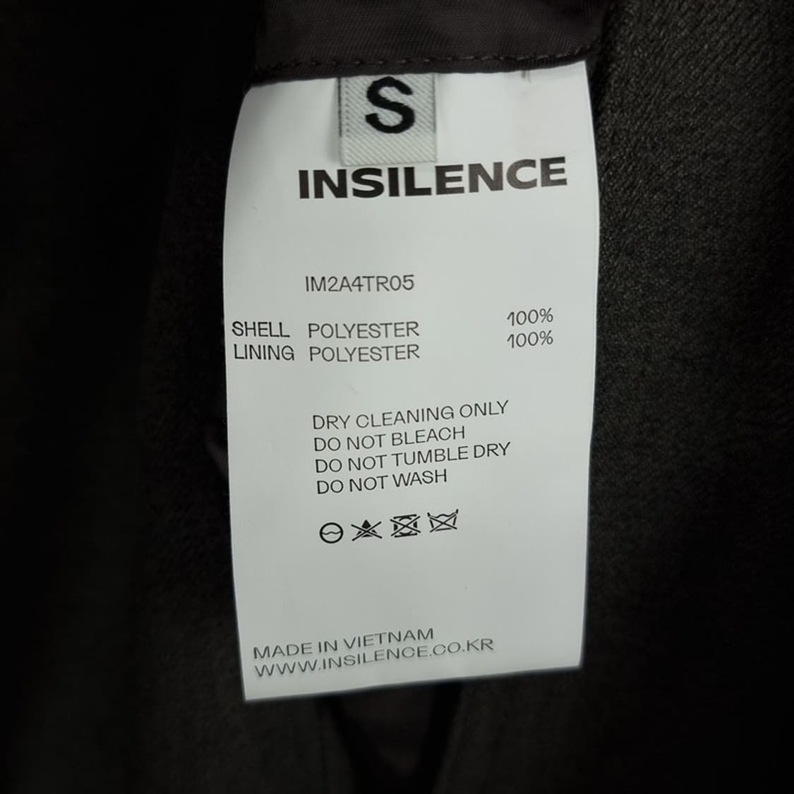 [인사일런스] 울 블랜드 오버핏 벨티드 롱 트렌치 코트 모카 M15754 상품이미지8