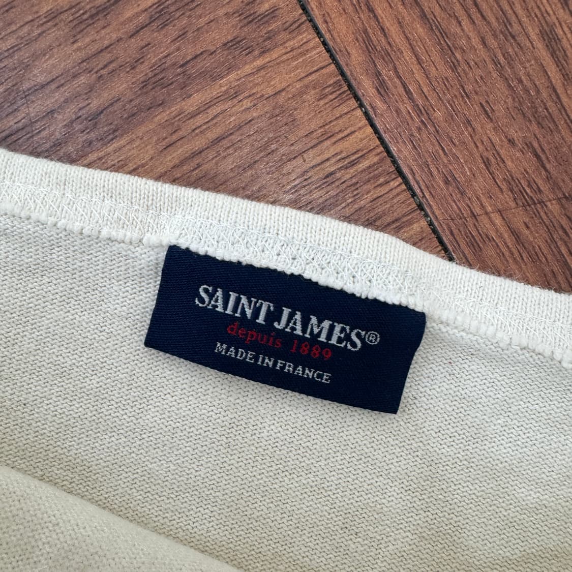 여성용 SM 세인트제임스 엘보 패치 티셔츠  상품이미지3