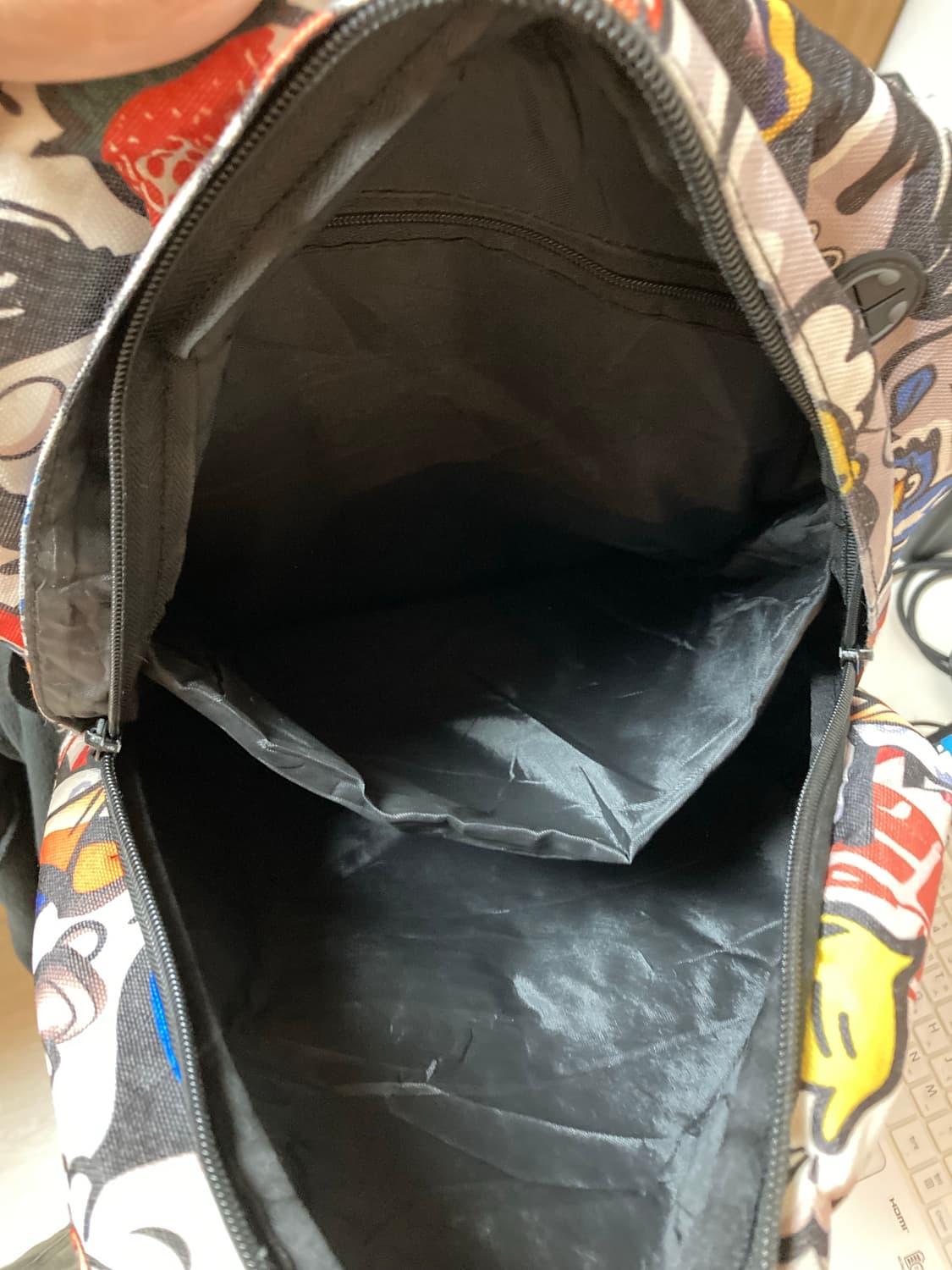 힙합 그래픽 프린팅 가방 상품이미지3