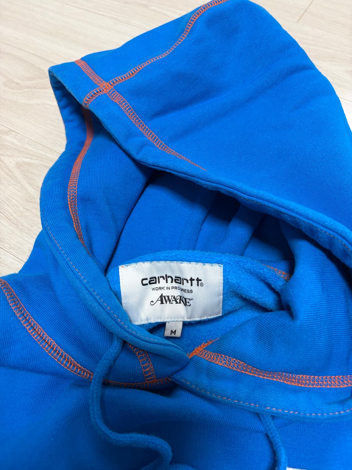 Carhartt wip Awake NY 칼하트 어웨이크 콜라보 후드 M 상품이미지5