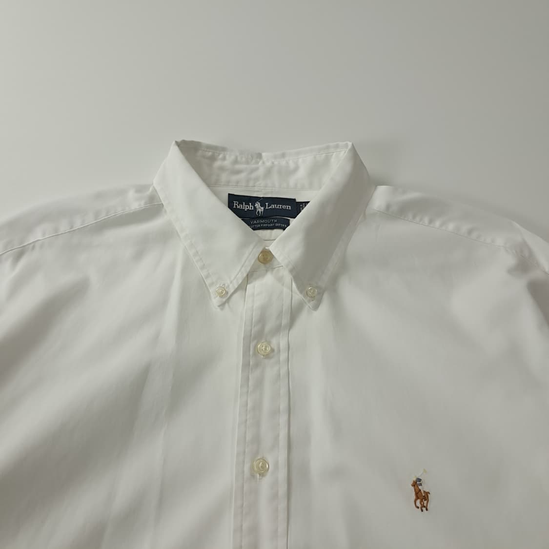 CK550 2XL 폴로 90s 야머스 화이트 셔츠 남방 상품이미지2