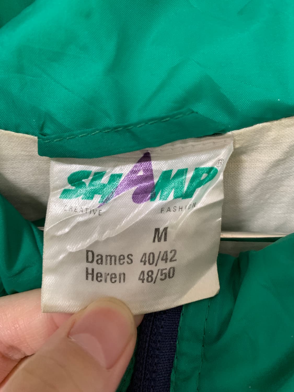 Shamp 90년대 빈티지 멀티컬러 바람막이 재킷 상품이미지6