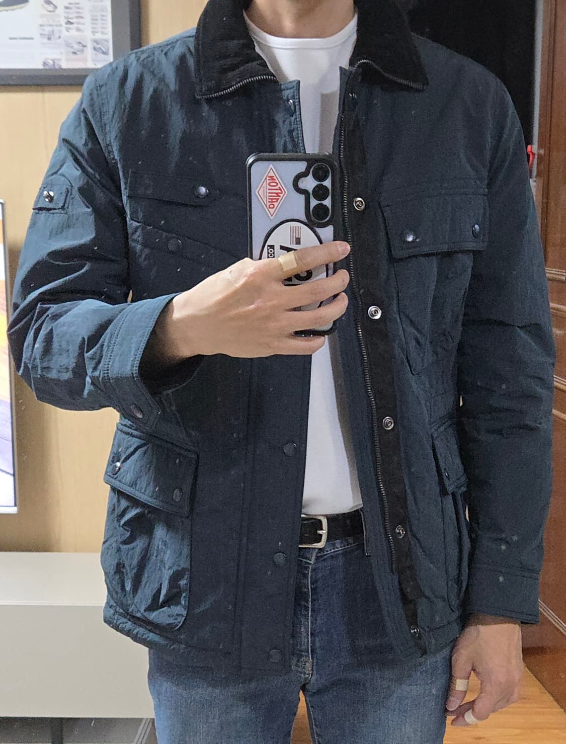 (착샷) 시리즈 series 옵스쿠라 자켓 가먼트  상품이미지8