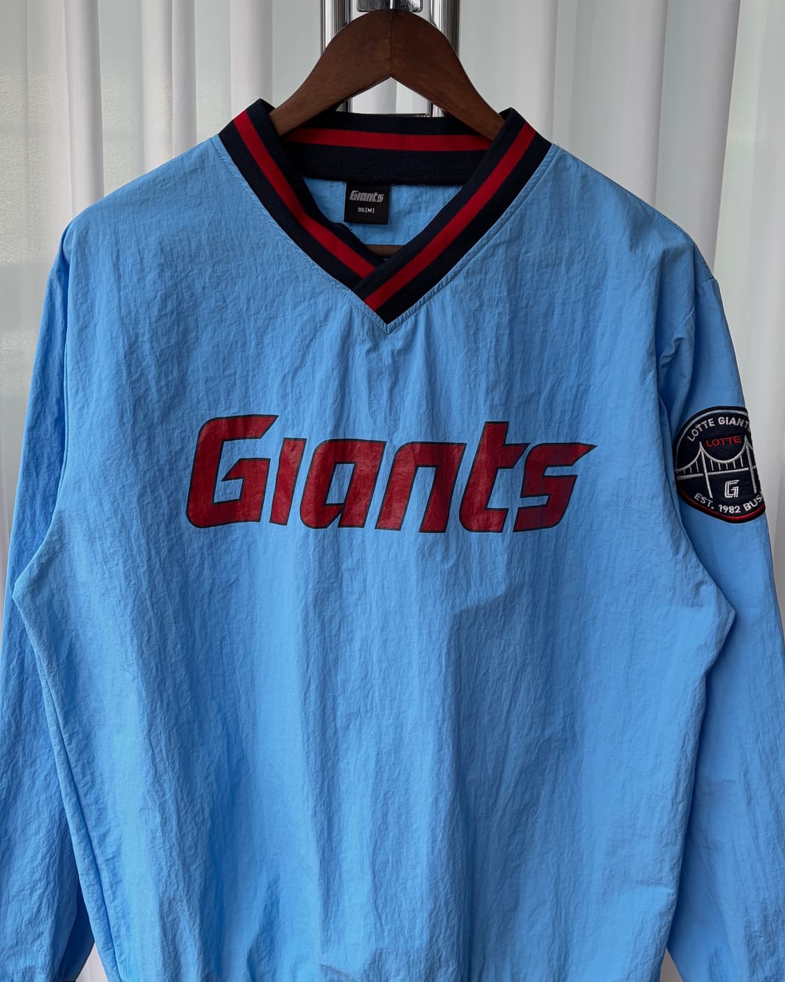 [M]롯데 자이언츠 바다 웜업 바람막이 상품이미지5