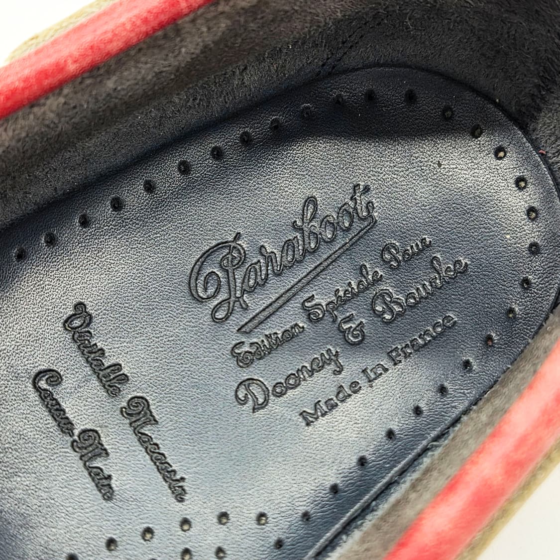 파라부트 x 두니앤버크 바스 흰/빨/남 (5 1/2)  상품이미지4