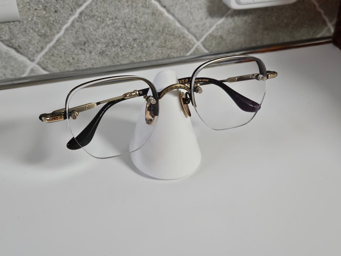 크롬하츠 프로스티드 반무테 안경 SND/CLB (S급) 상품이미지3