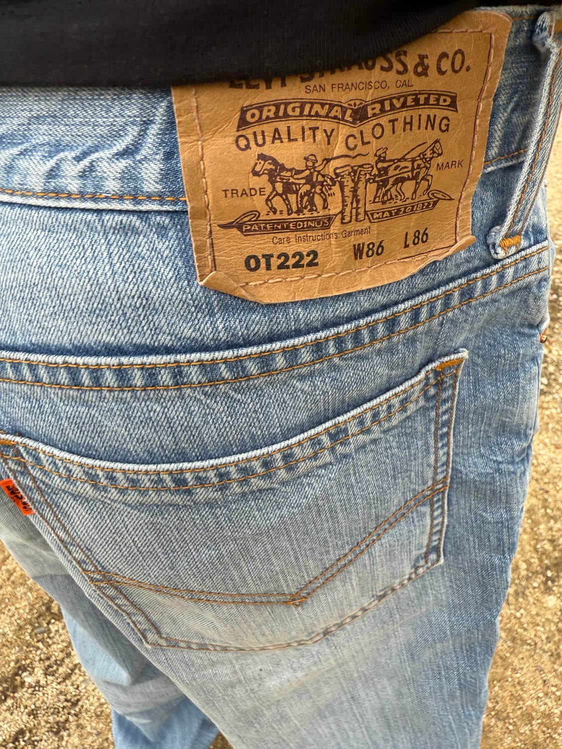 Levis 오렌지탭 데님팬츠 222 상품이미지6