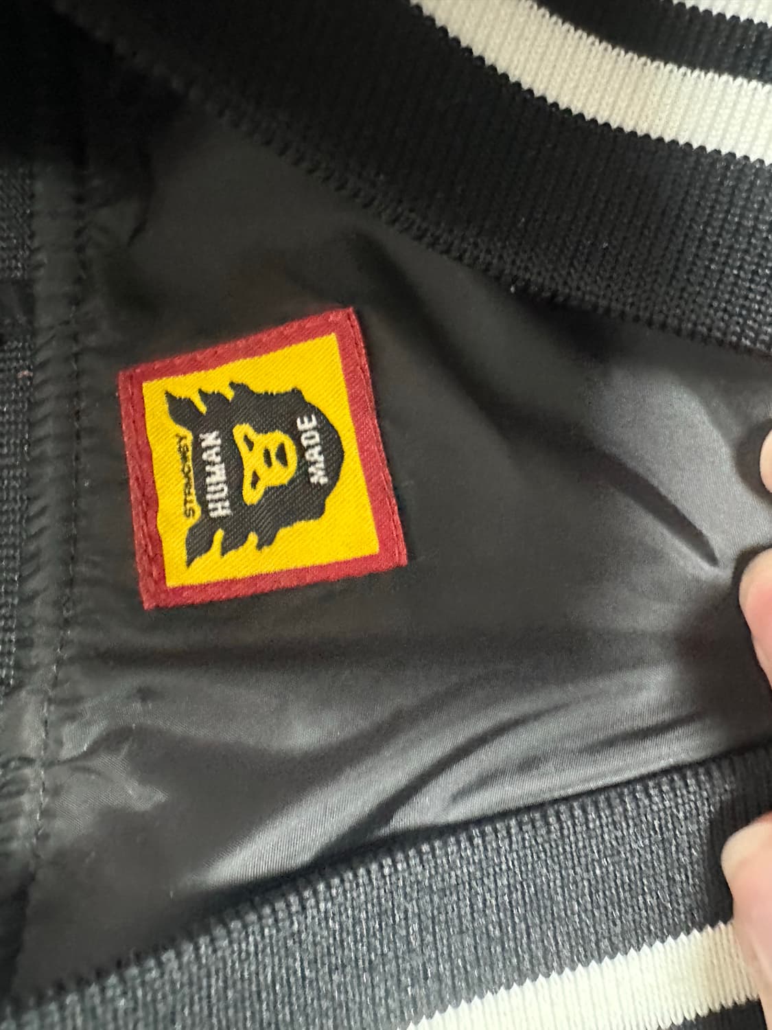 휴먼 메이드 나일론 스타디움 자켓 블랙 상품이미지3