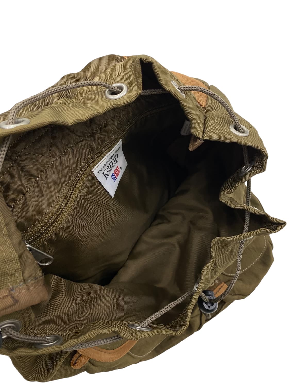 kamp 캠프 y2k 카키베이지 백팩 상품이미지3