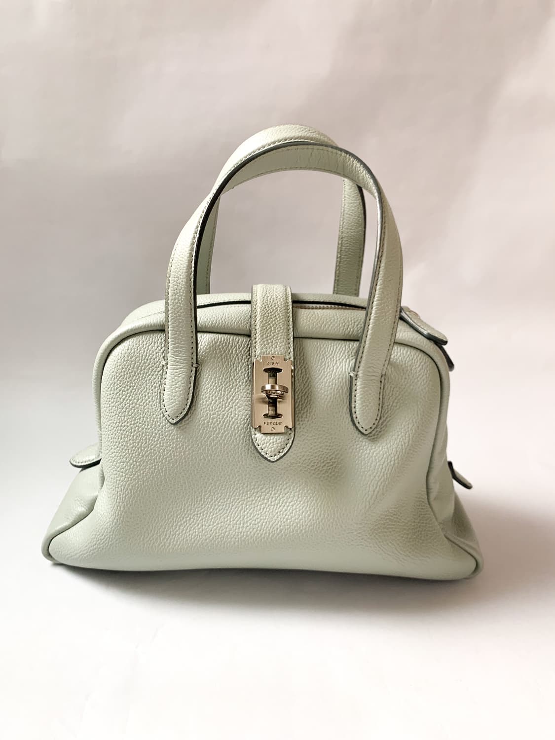 분크 스몰 토크 백 라이트 모스그린 컬러 & 키링 set 상품이미지5