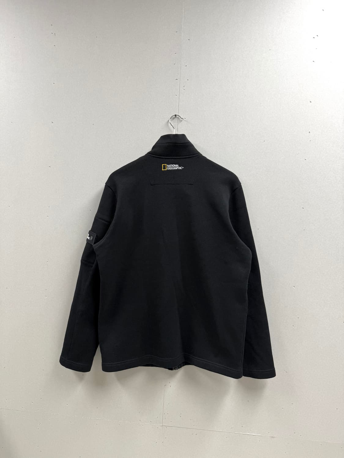 남성 100-105 / 내셔널지오그래픽 와펜 후리스  블랙 상품이미지6