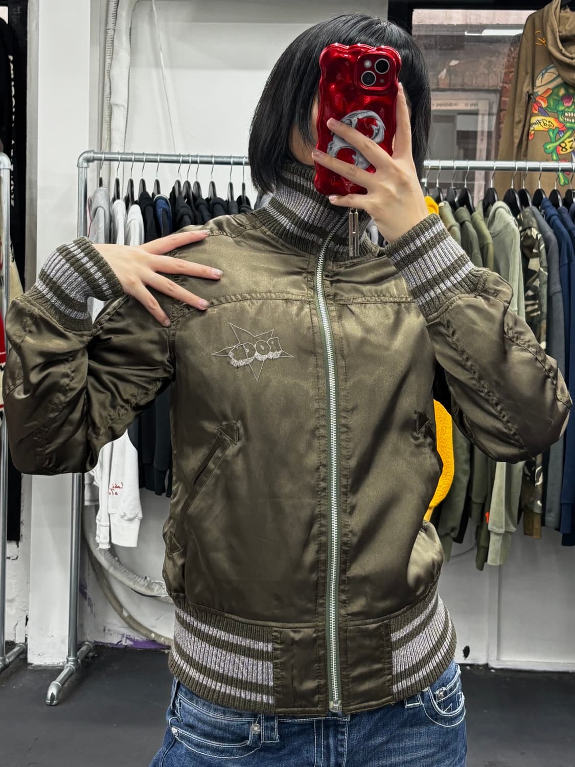 히스테릭 글래머 Rock 블루종 자켓 상품이미지4