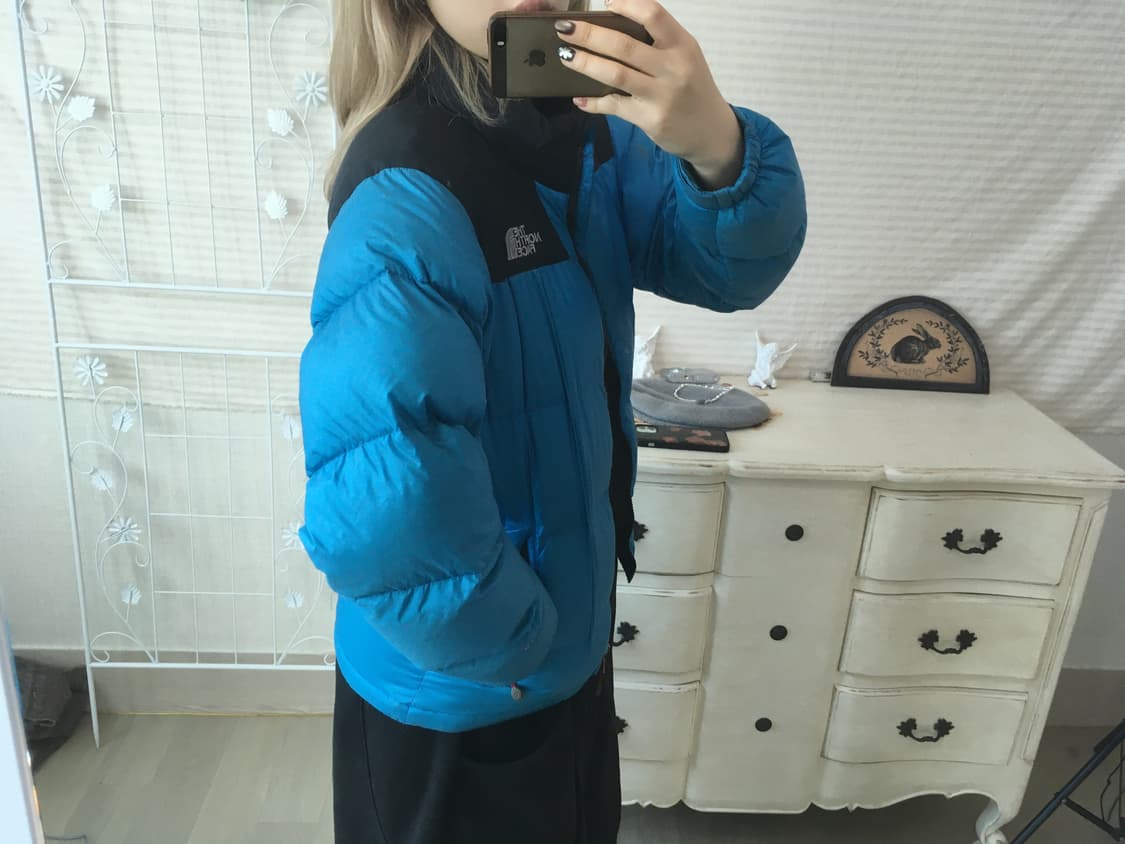 노스페이스 눕시 블루 패딩 800 상품이미지6