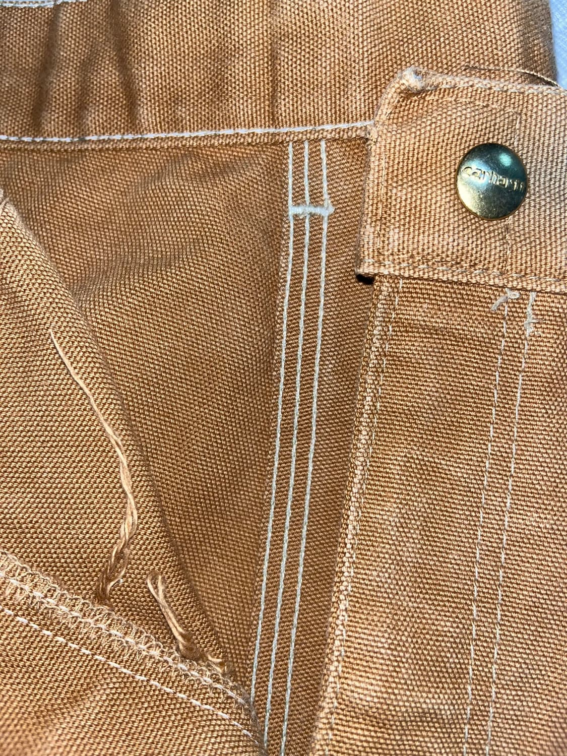 80s 빈티지 칼하트 더블니 브라운 made in usa 상품이미지6